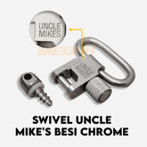 SWIVEL UNCLE MIKE'S BESI CHROME