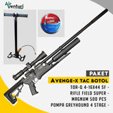 PAKET SENAPAN ANGIN AIR VENTURI AVENGE-X TACTICAL BOTOL