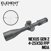 ELEMENT NEXUS GEN II 4-25X50 FFP