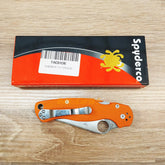 PISAU LIPAT SPYDERCO / PISAU OUTDOOR / PISAU SURVIVAL ORANGE