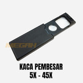 LUP KACA PEMBESAR 5X-45X DENGAN LAMPU LED