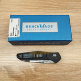 PISAU LIPAT BENCHMADE OSBORNE BLACK SERRATED