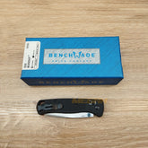 PISAU LIPAT BENCHMADE BIGOUT 535 BLACK SILVER