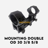 MOUNTING DOUBLE OD 30 3/8 5/8 (MT526)