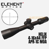 TELESKOP SENAPAN ANGIN ELEMENT OPTICS HELIX 4-16x44 FFP APR-1C MOA