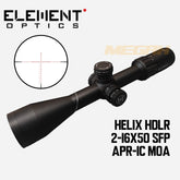 TELESKOP SENAPAN ANGIN ELEMENT OPTICS HELIX HDLR 2-16x50 SFP APR-IC MOA