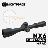 TELESKOP NIGHTFORCE NX6 3-18x50 MIL-C™ F1