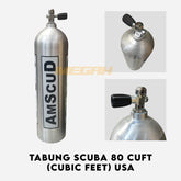 TABUNG SCUBA 80 CUFT (CUBIC FEET) USA