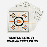 KERTAS TARGET KARTON GH 2 WARNA 17X17 ISI 25 lbr