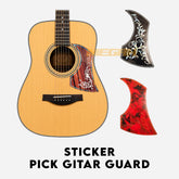 PICKGUARD GITAR AKUSTIK MODEL COLE CLARK (BESKEMER)