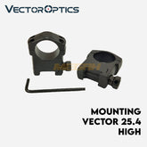 MOUNTING VECTOR OPTICS 5/8 OD 25MM PICATINNY
