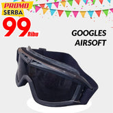 GOGGLE AIRSOFT 3 LENSA