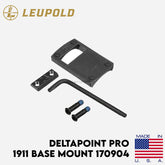 LEUPOLD DELTA POINT PRO 1911 BASE MOUNT 170904 (MT672)