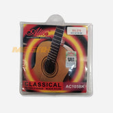 SENAR GITAR CLASSIC ALICE AC105BK-H - BLACK NYLON (SG279)