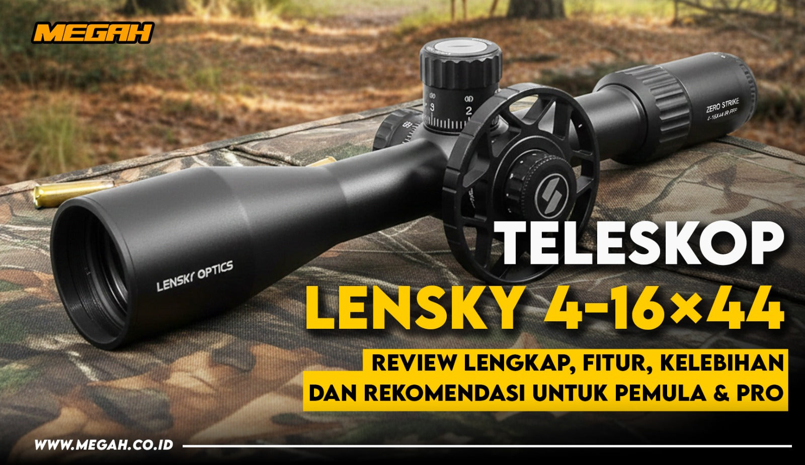 Teleskop Lensky 4-16×44: Review Lengkap, Fitur, Kelebihan, dan Harga Terjangkau