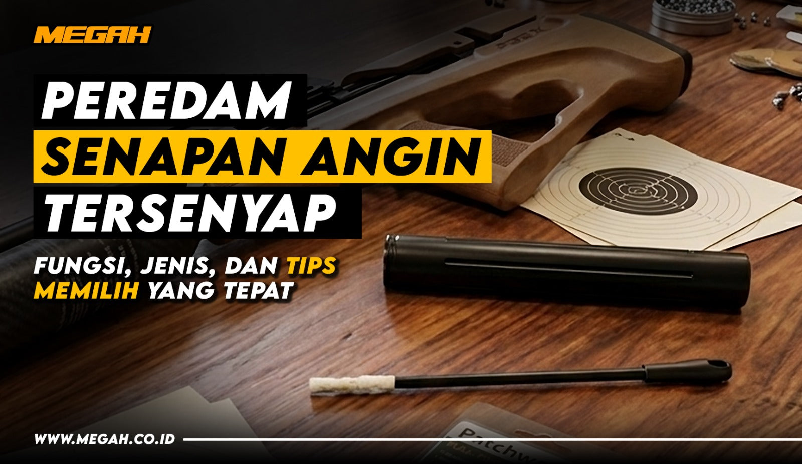 Peredam Senapan Angin Tersenyap: Fungsi, Jenis, dan Tips Memilih yang Tepat