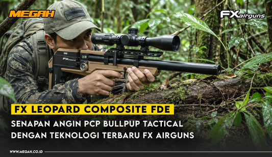 FX Leopard Composite FDE: Senapan Angin PCP Bullpup Tactical dengan Teknologi Terbaru FX Airguns