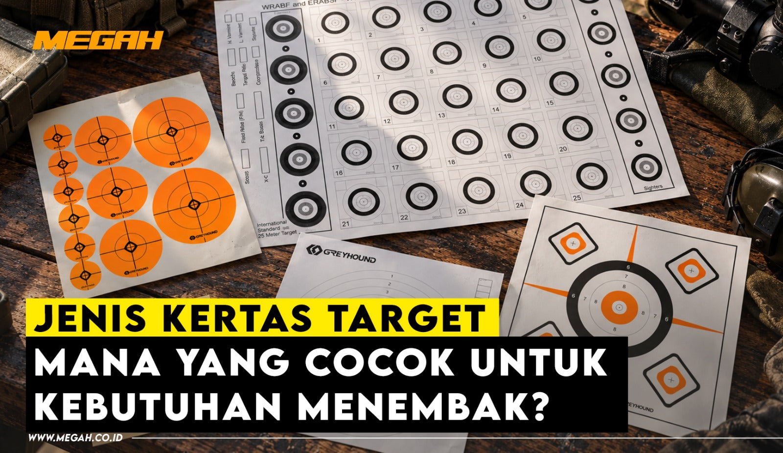 Jenis Kertas Target: Mana yang Cocok untuk Kebutuhan Menembak?
