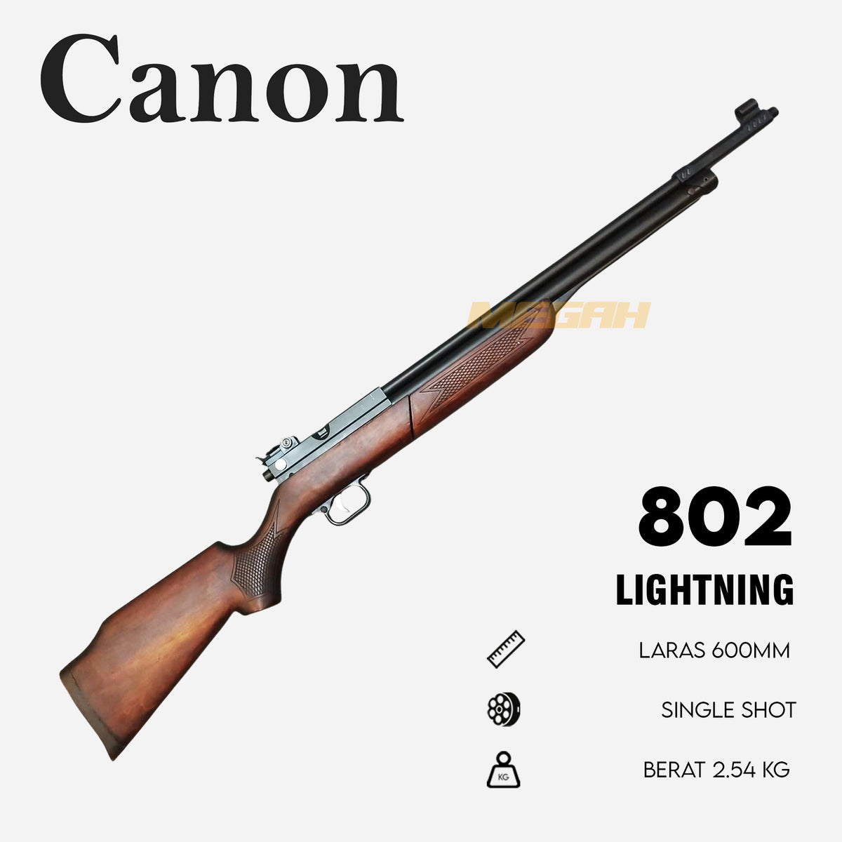 SENAPAN ANGIN UKLIK CANON 802 LIGHTNING