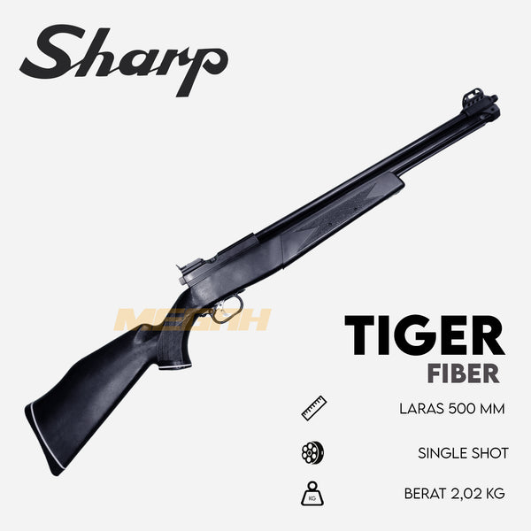 SENAPAN ANGIN UKLIK SHARP TIGER PENDEK FIBER