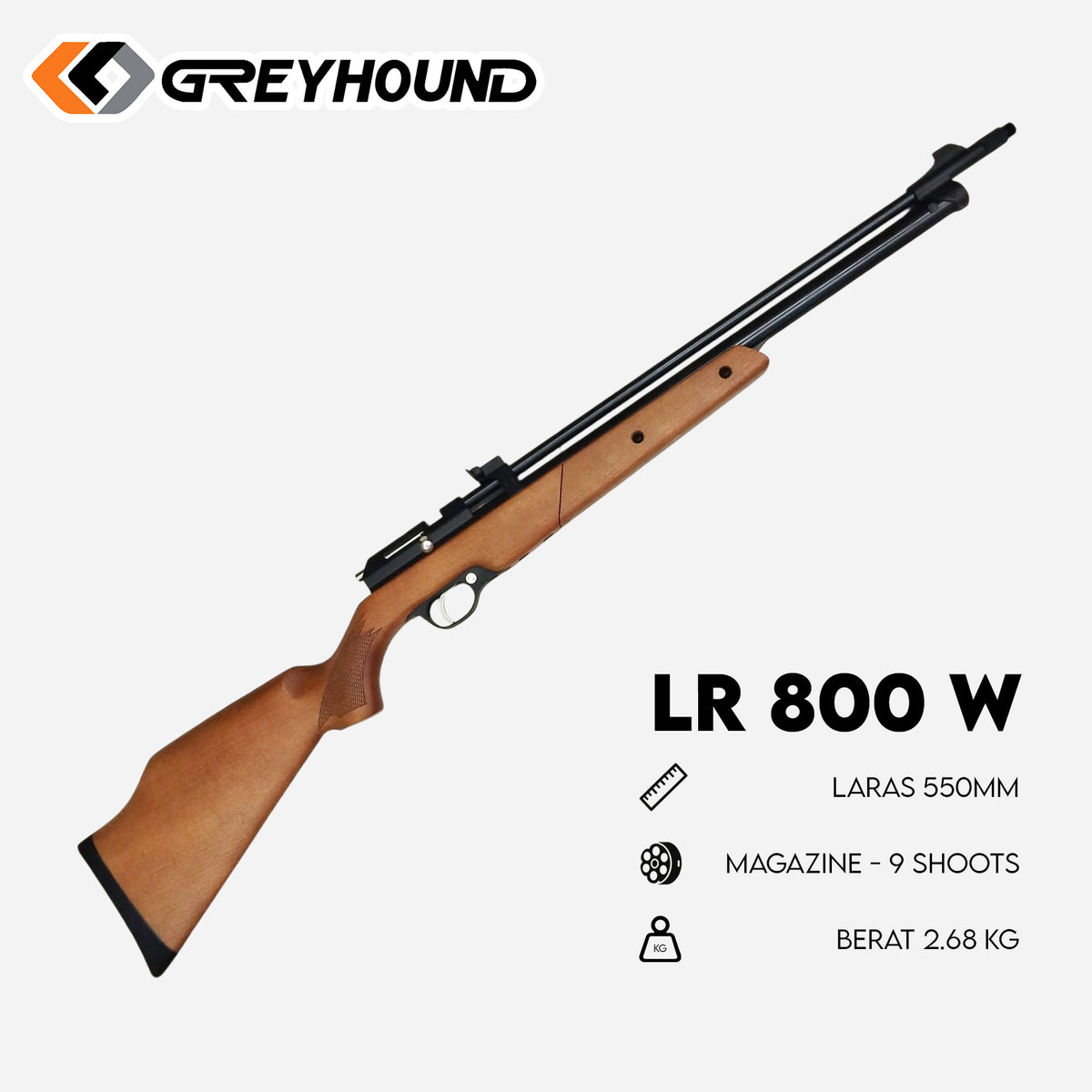 SENAPAN ANGIN UKLIK GREYHOUND LR800W Gambar utama produk