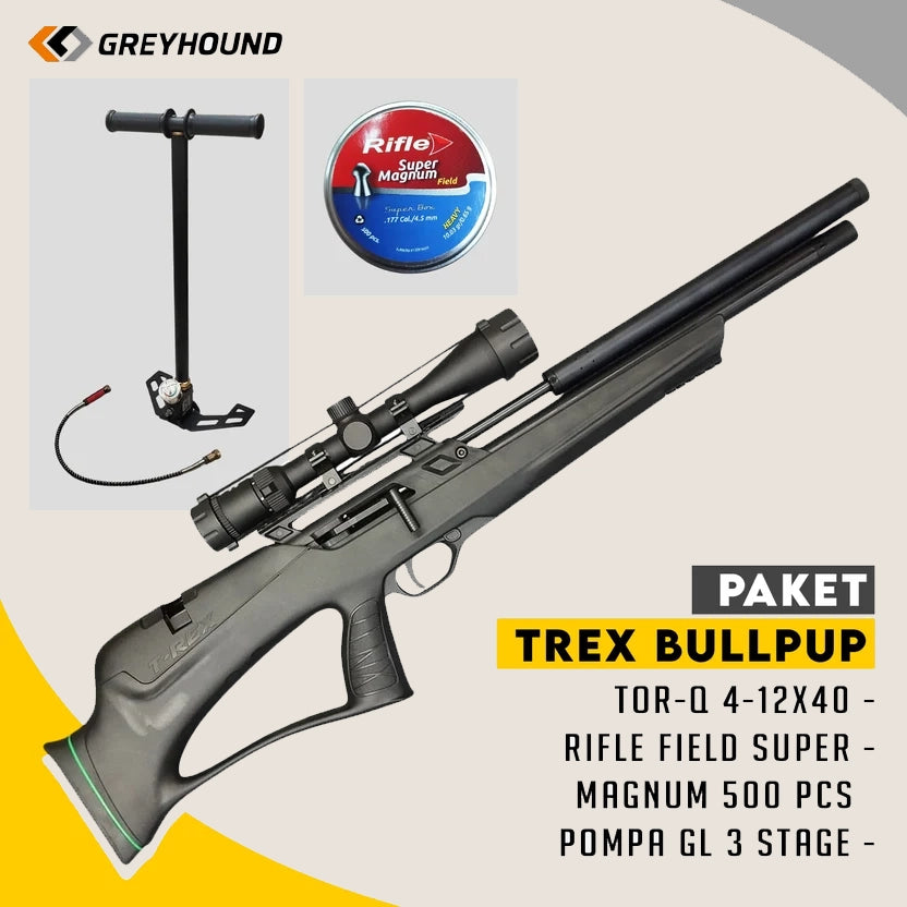 PAKET SENAPAN ANGIN GREYHOUND T-REX BULLPUP Gambar utama produk