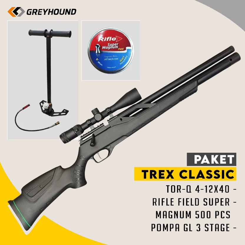 PAKET SENAPAN ANGIN GREYHOUND T-REX CLASSIC Gambar utama produk
