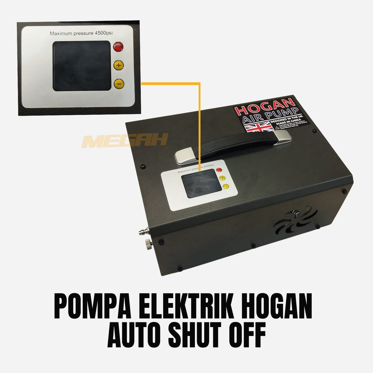 POMPA KOMPRESOR ELEKTRIK HOGAN AUTO SHUT OFF