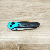 PISAU LIPAT BENCHMADE MINI OSBORNE DAMASCUS
