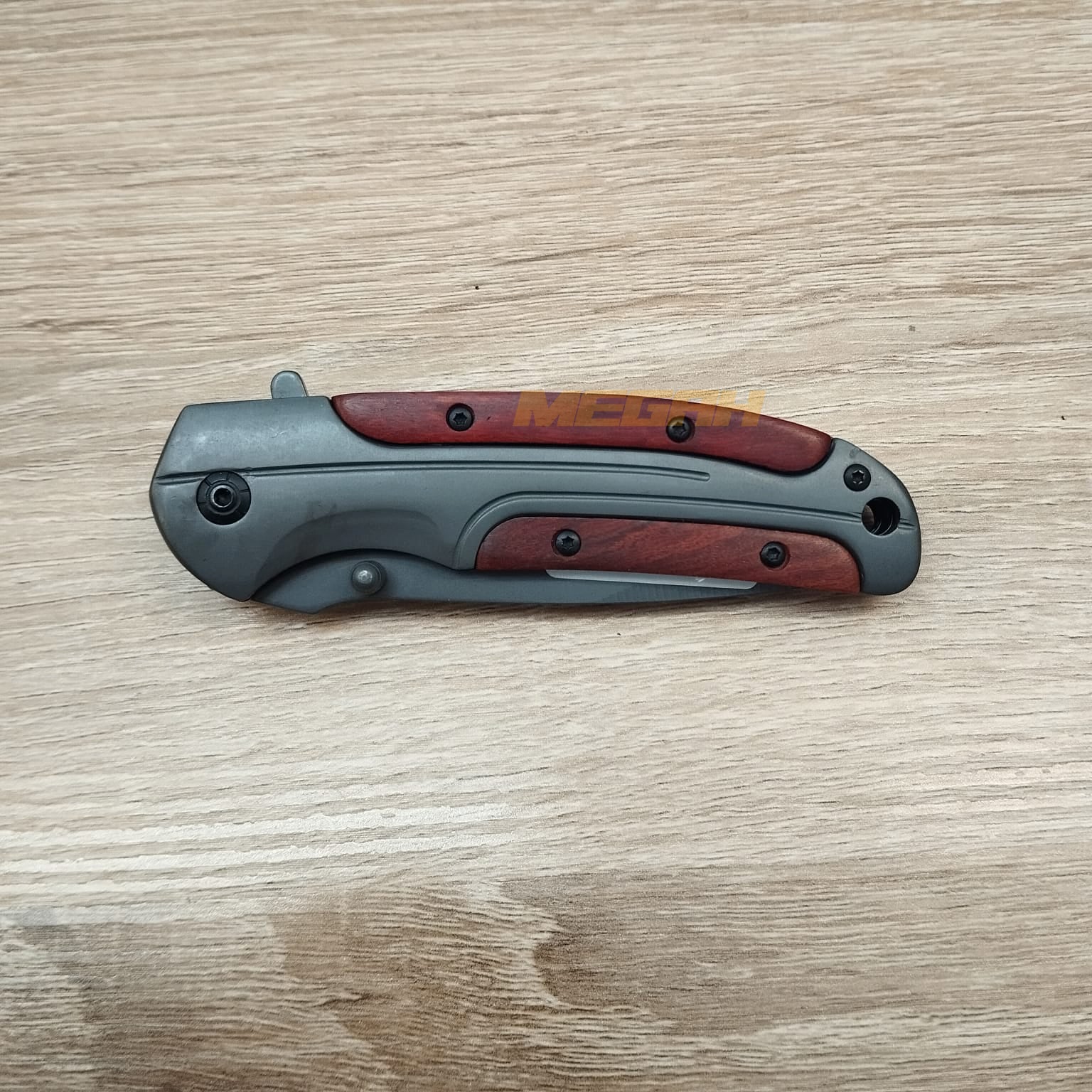 PISAU LIPAT BROWNING (Silver-Kayu) | PISAU OUTDOOR/SURVIVAL