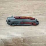 PISAU LIPAT BROWNING (Silver-Kayu) | PISAU OUTDOOR/SURVIVAL