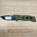 PISAU LIPAT BENCHMADE MINI ADAMAS BLACK GREEN