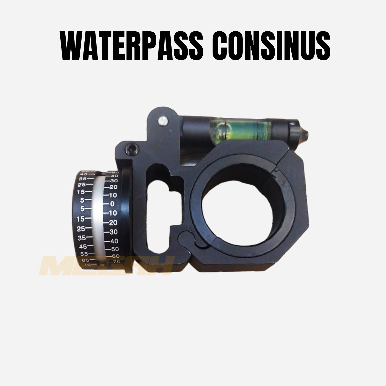 WATERPASS/BUBBLE  + COSINE INDICATOR TELE 25/30 MM (AS509)