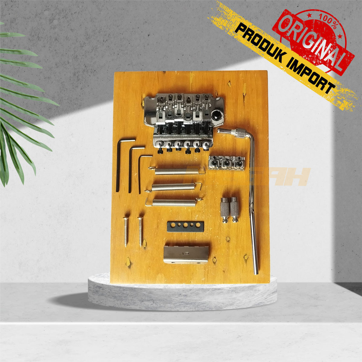TREMOLO UP DOWN 6 STRING - BLACK/CHROME