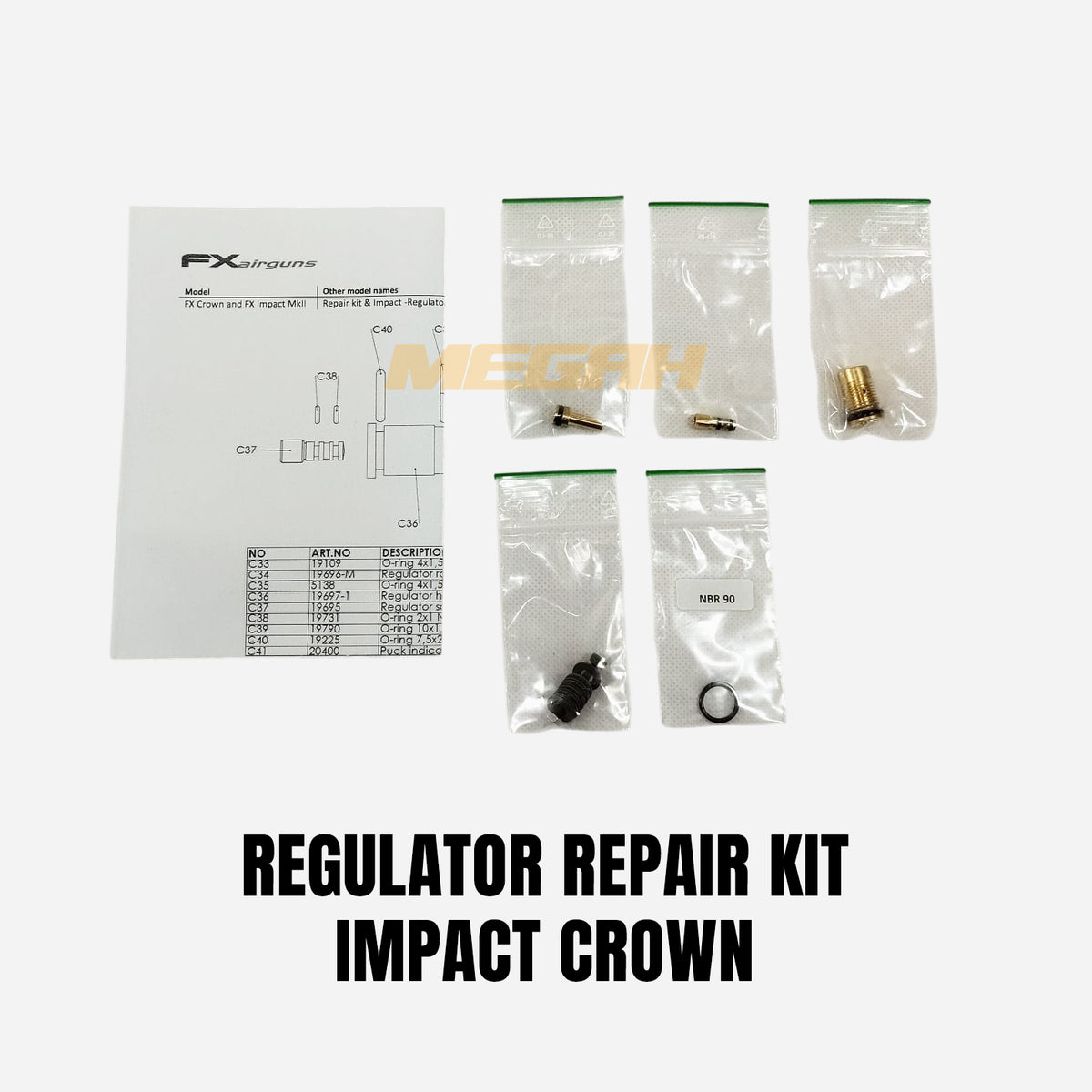 REPAIR KIT REGULATOR FX