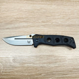 PISAU LIPAT BENCHMADE MINI ADAMAS BLACK SILVER