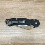 PISAU LIPAT SPYDERCO / PISAU OUTDOOR / PISAU SURVIVAL BLACK