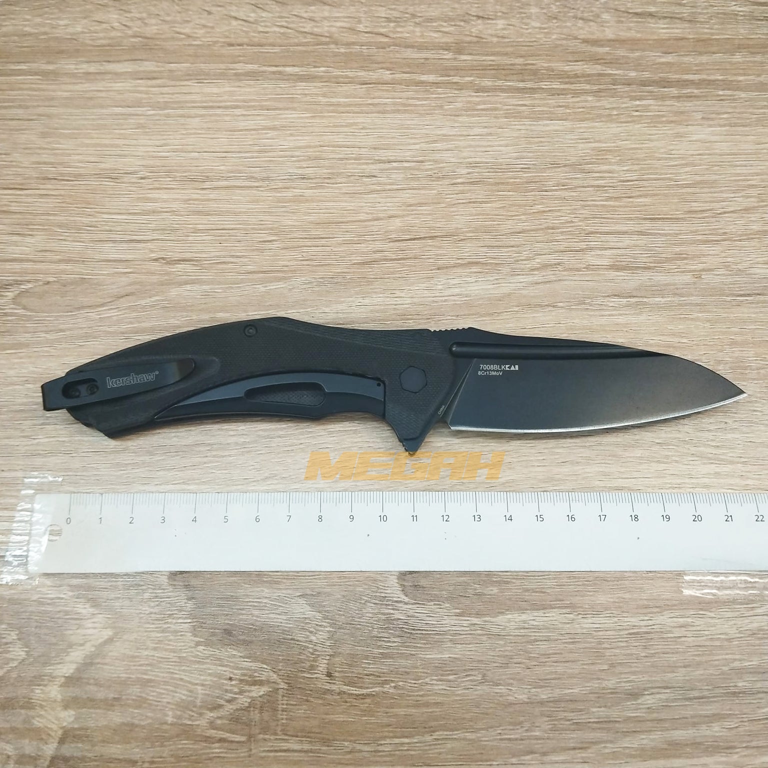 PISAU LIPAT KERSHAW (BLACK) | PISAU OUTDOOR/SURVIVAL