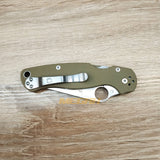 PISAU LIPAT SPYDERCO / PISAU OUTDOOR / PISAU SURVIVAL TAN