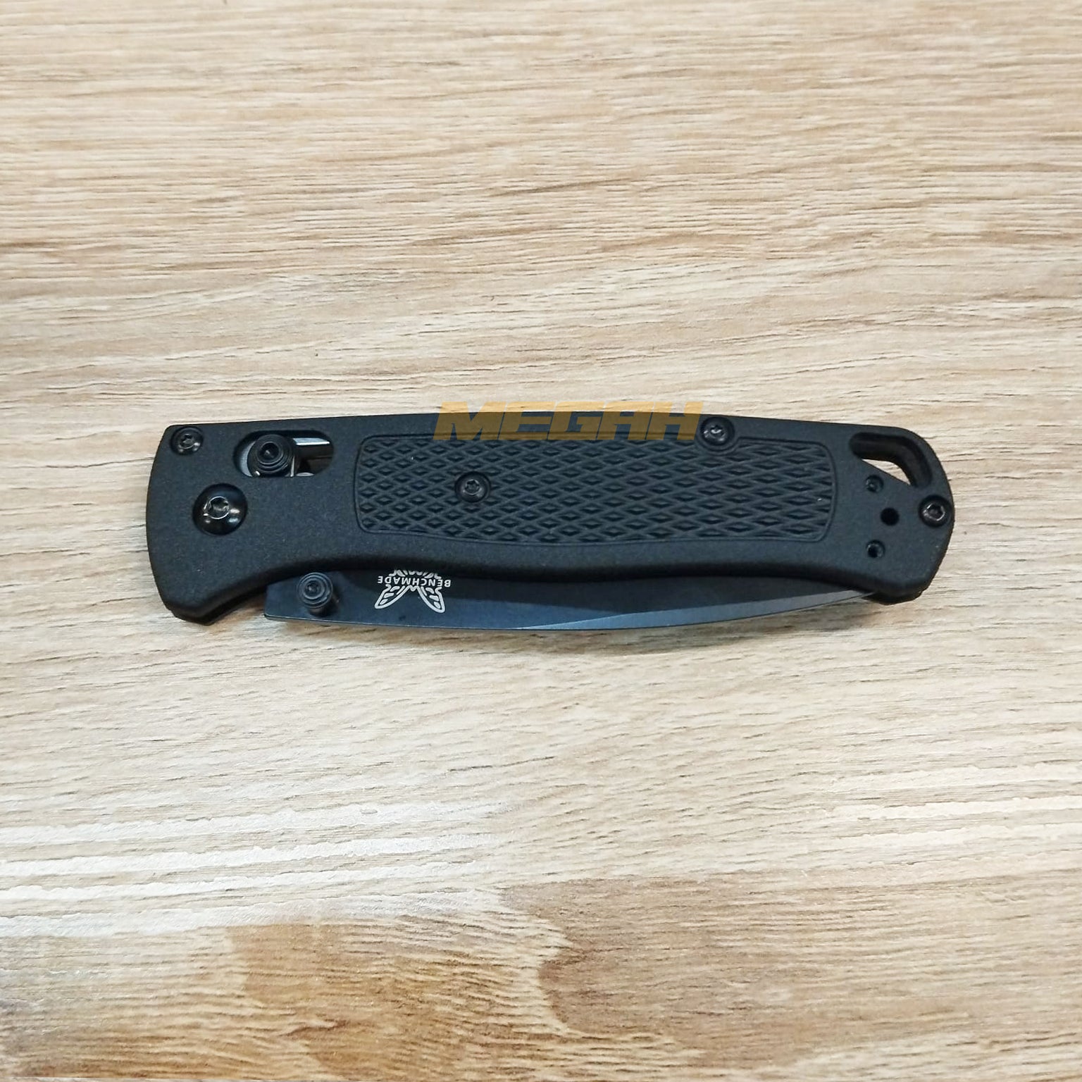 PISAU LIPAT BENCHMADE BIGOUT 535 FULL BLACK