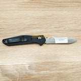 PISAU LIPAT BENCHMADE OSBORNE BLACK SERRATED