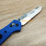 PISAU LIPAT BENCHMADE OSBORNE BLUE SERRATED