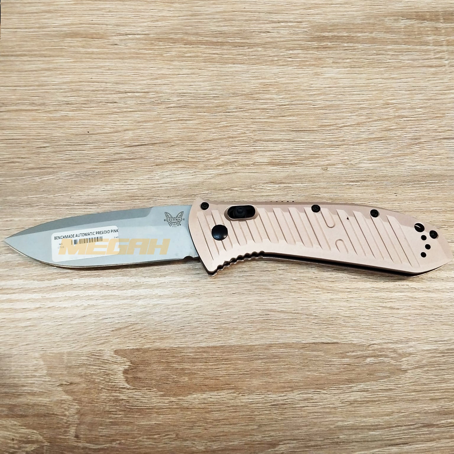 PISAU LIPAT BENCHMADE AUTOMATIC PRESIDIO PINK