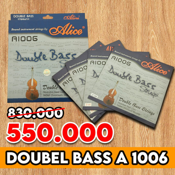 SENAR GITAR DOUBLE BASS ALICE A-100G ORIGINAL