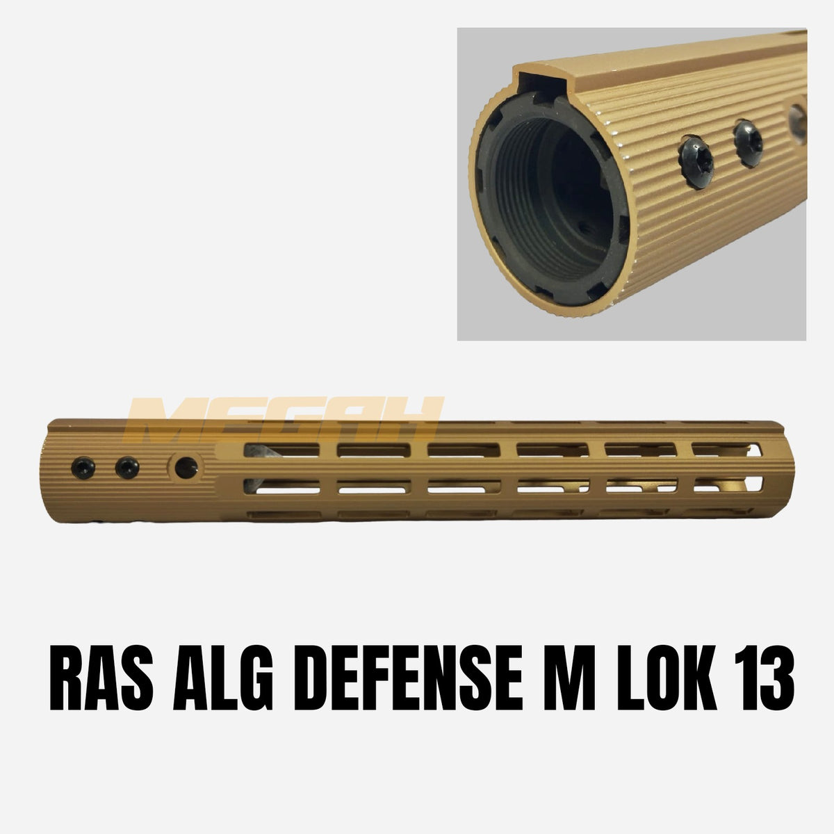 RIS ALG DEFENSE M-LOK PREMIUM 13" INCH Gambar utama produk
