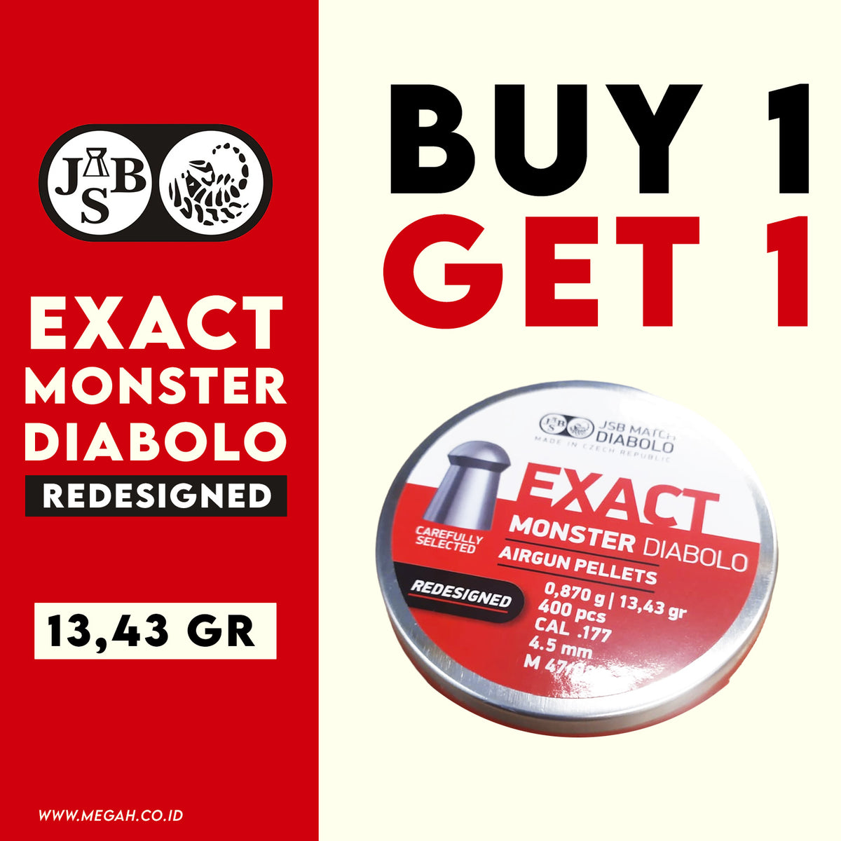 MIMIS JSB EXACT MONSTER REDISIGNED BELI 1 GRATIS 1 Gambar utama produk