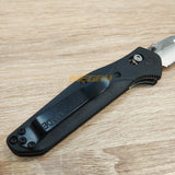 PISAU LIPAT BENCHMADE OSBORNE BLACK SERRATED