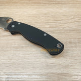 PISAU LIPAT SPYDERCO / PISAU OUTDOOR / PISAU SURVIVAL BLACK