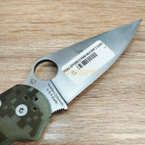 PISAU LIPAT SPYDERCO / PISAU OUTDOOR / PISAU SURVIVAL CAMO