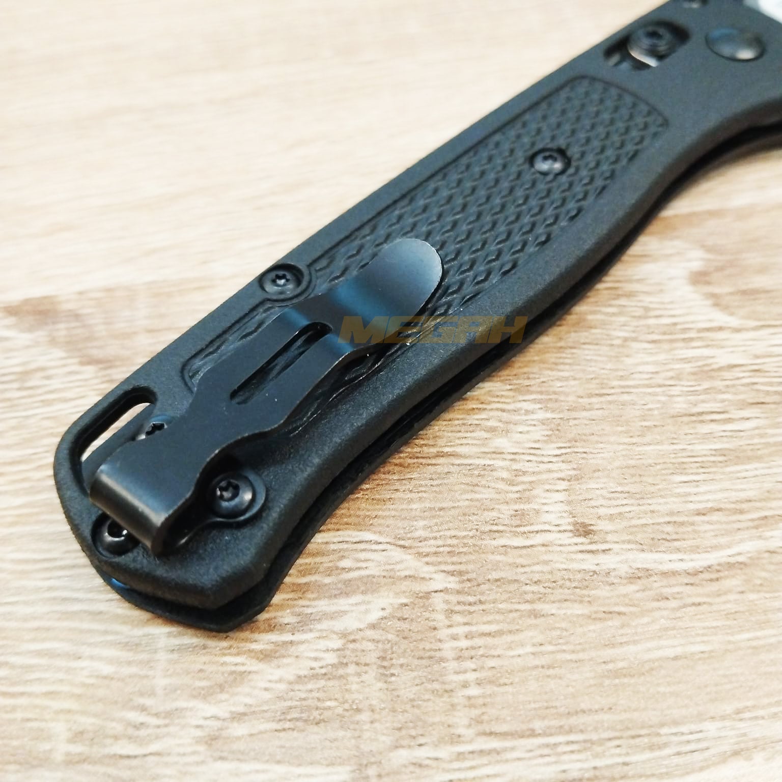 PISAU LIPAT BENCHMADE BIGOUT 535 BLACK SILVER
